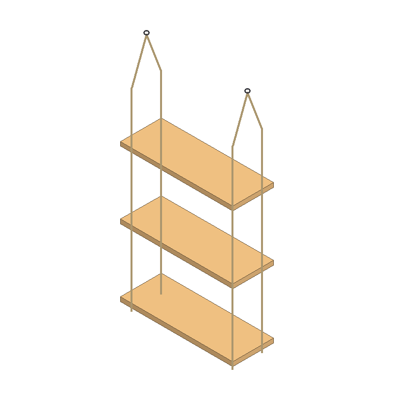 Hanging Rope Shelf